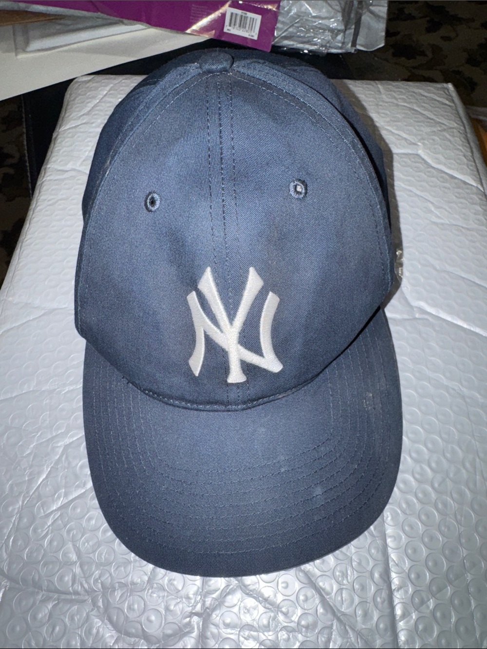 New Era Navy Blue New York Yankees Cap with White Logo
